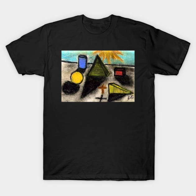 SHAPES OF TIME T-Shirt by neilstuartcoffey